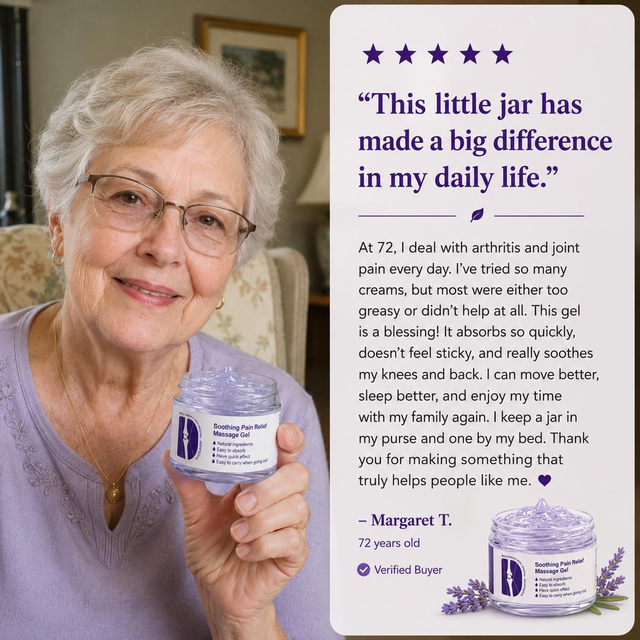 JointEase – Soothing Joint Comfort Gel with Natural Ingredients