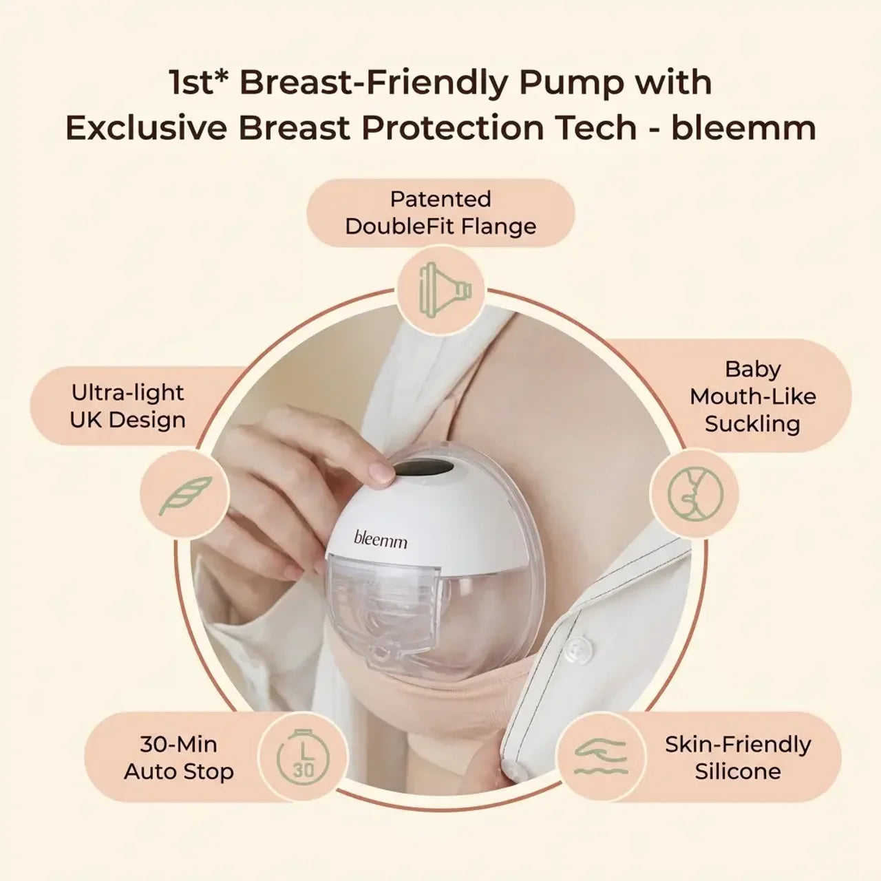 BloomPump™ Wearable Breast Pump