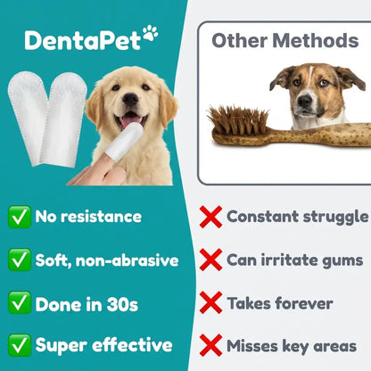 DentaPaw Wipes Finger Sleeves
