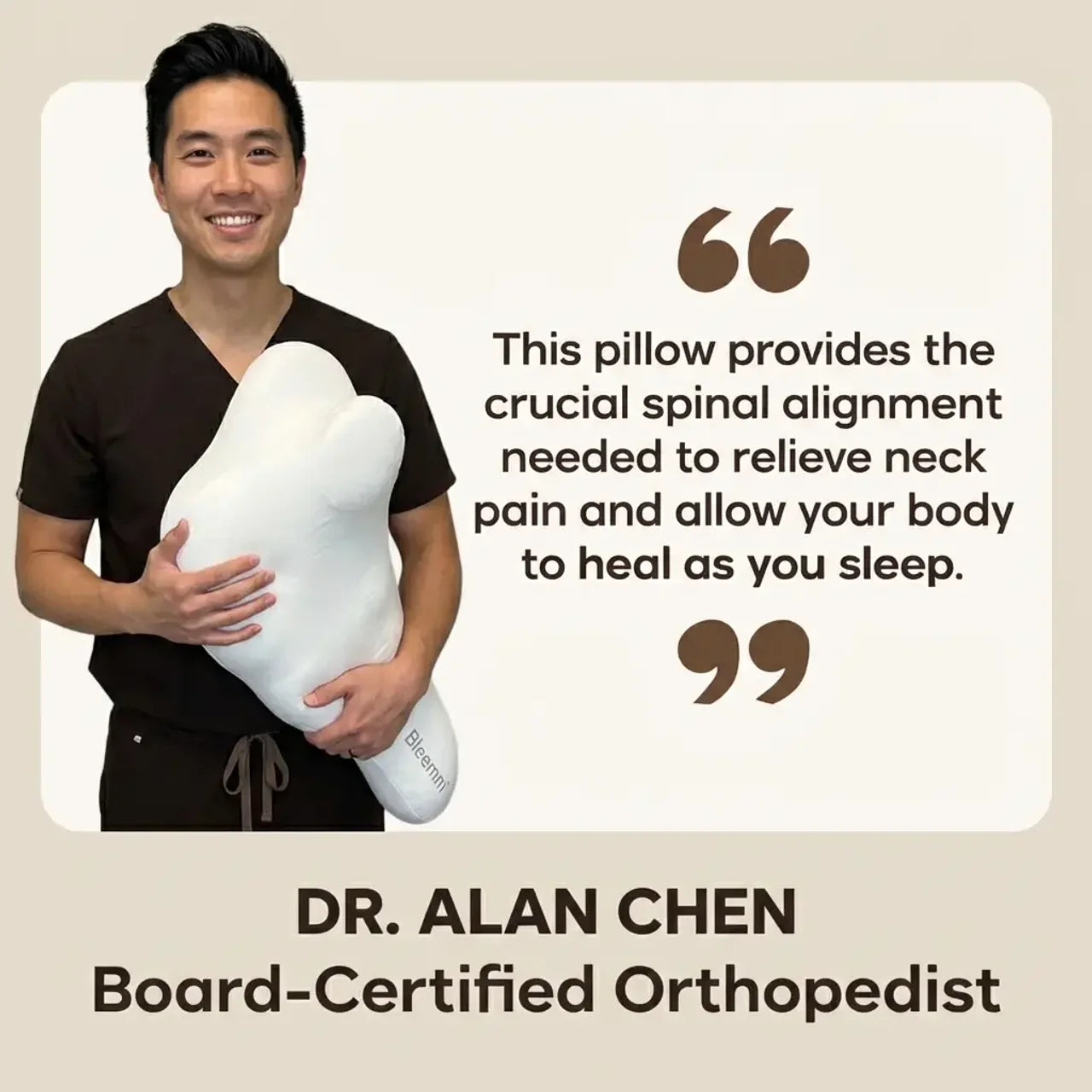 NeckRight™ Alignment Pillow