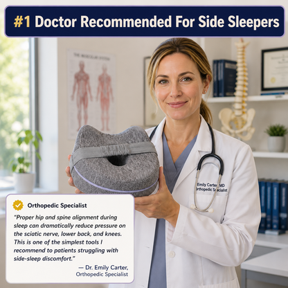Snoozly™ Knee Pillow — Aligned Sleep, Every Night ⭐