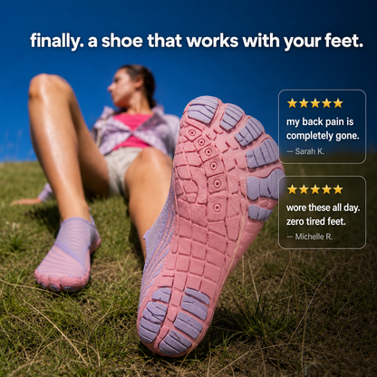 Stepwell Barefoot Shoes — Wide Toe Box, All Day Comfort for Women