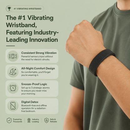 CalmWake™ Silent Alarm Band